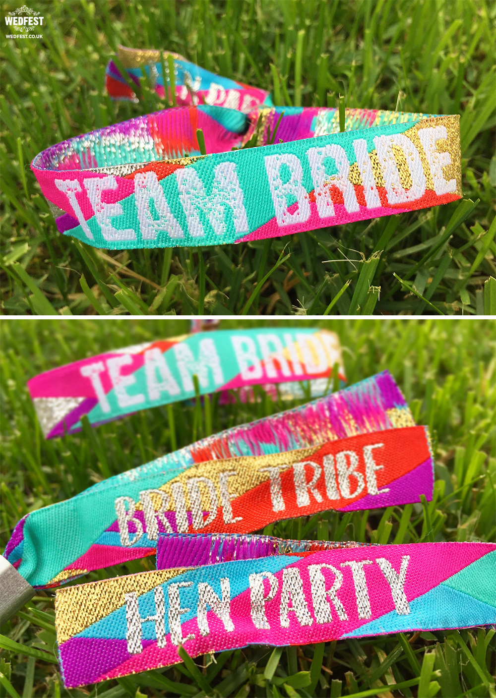 team bride - bride tribe - hen-party wristbands