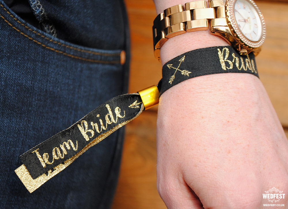 bride tribe team bride wristbands