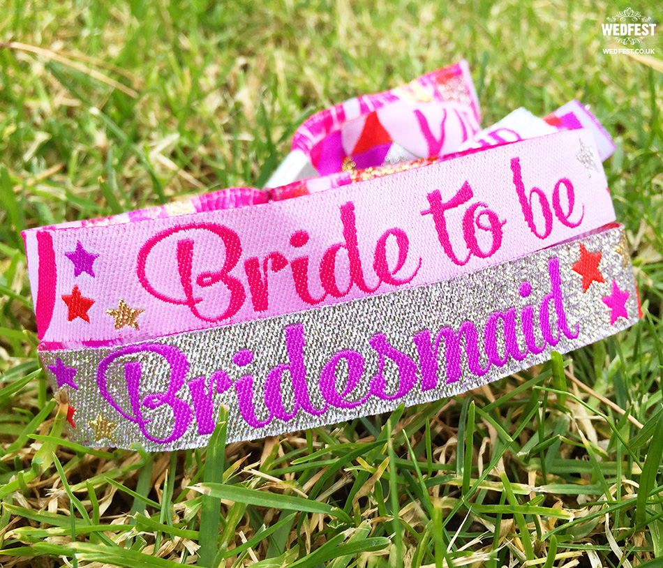 bridesmaid hen do wristband