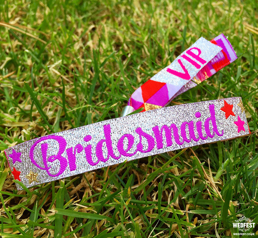 bridesmaid hen party wristbands