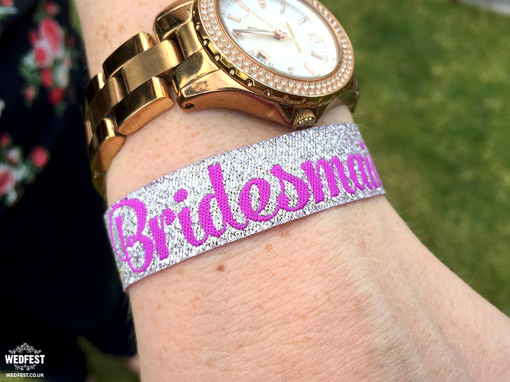 bridesmaid hens party wristband