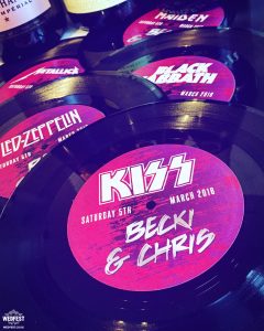 customised wedding vinyl records