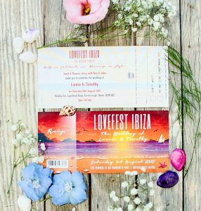 ibiza wedding invitation