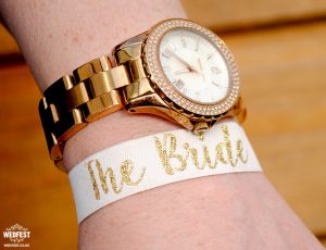 the bride hen party wristband