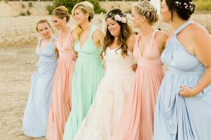 ibiza wedding bridesmaids