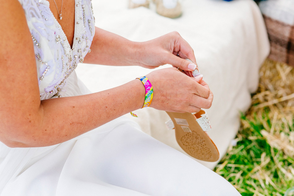 festival bride wedding wristbands