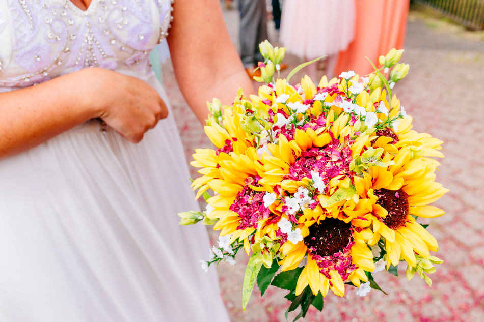 festival wedding flowers