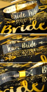 bride tribe hen bachelorette party wristbands