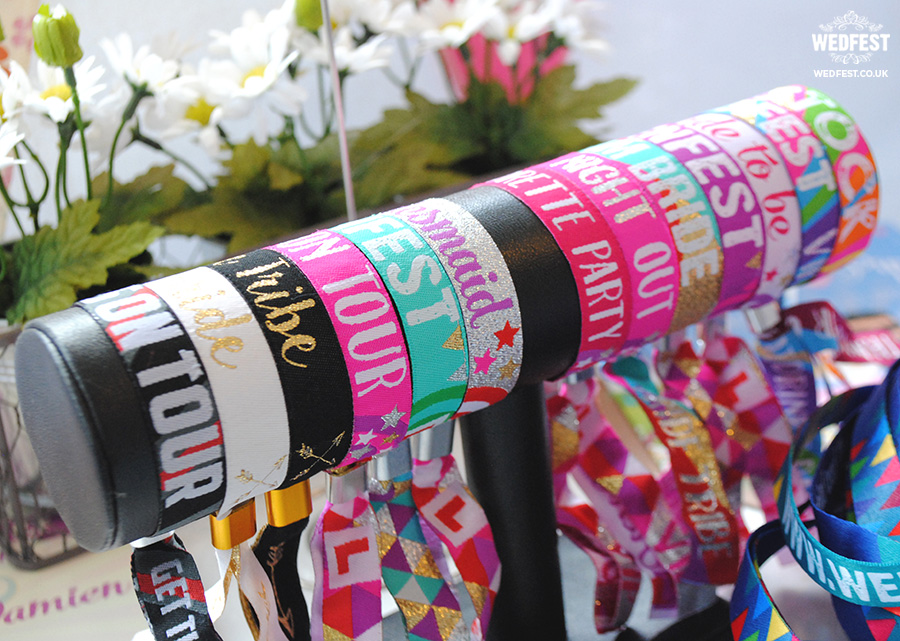 hens party wristbands bride tribe