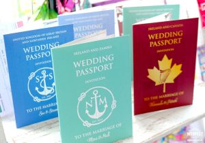 passport wedding invitation range