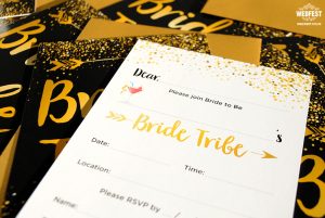 team bride invitation