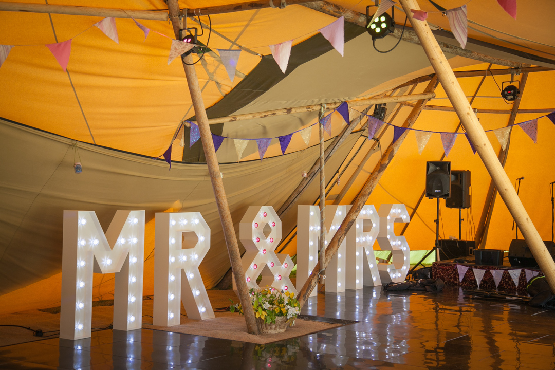 teepee festival wedding