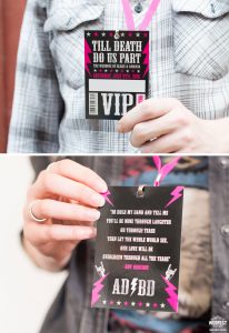 till death do us part wedding vip pass