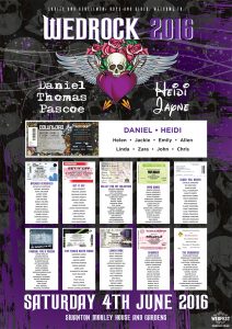 wedrock heavy metal wedding table plan