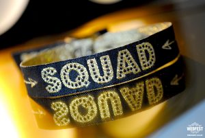 bride squad bachelorette party wristband