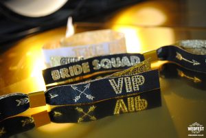 bride squad vip wristband bracelets