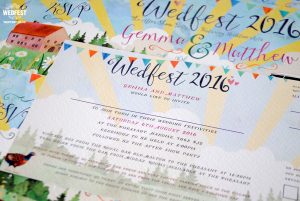 watercolor wedding invites