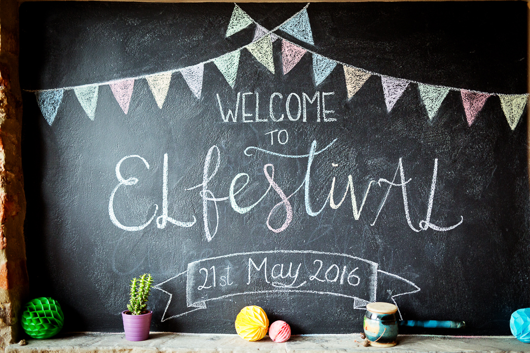 ellen alex festival wedding chalkboard