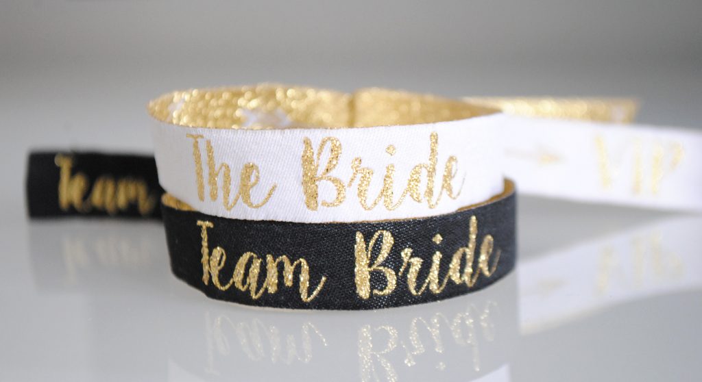 hen party accessories team bride wristbands