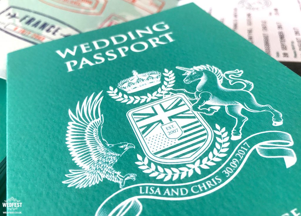 passport to marriage wedding invite