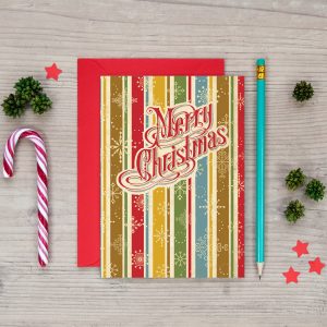classic retro style christmas cards