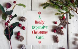 funny merry christmas card stationery