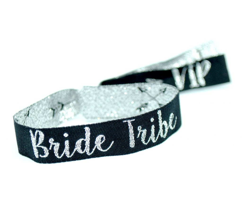 brides tribe silver black hens party accessories