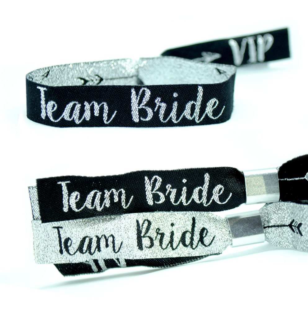 team bride hens party party bag bracelet wristbands