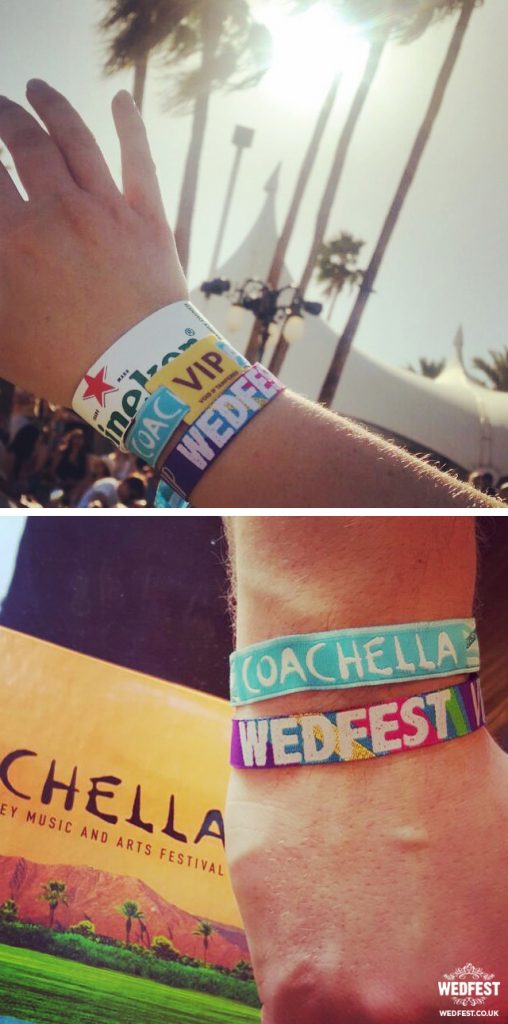 coachella wedfest wristbands WEDFEST Festival Themed Wedding Stationery