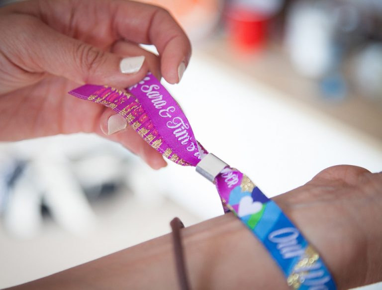 Festival style wristbands for weddings WEDFEST