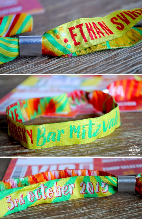 Festival style wristbands for weddings WEDFEST