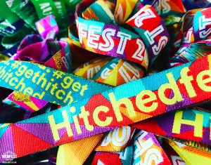 funky festival woven wristbands