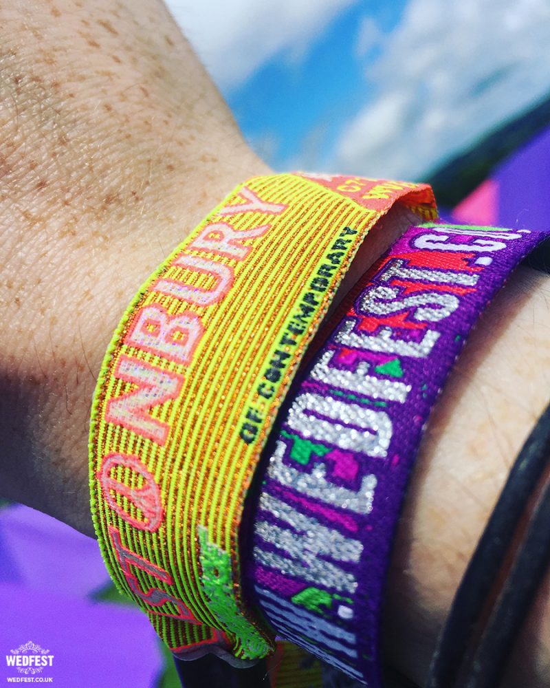 Festival style wristbands for weddings WEDFEST