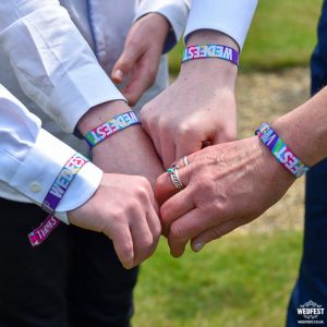 unique wedfest wedding wristbands