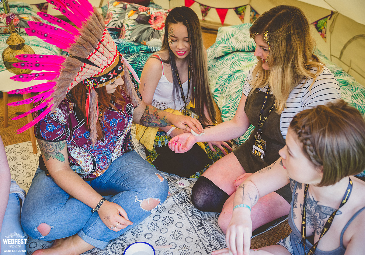 glamping hen party accessories