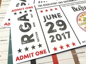 ticket style invites