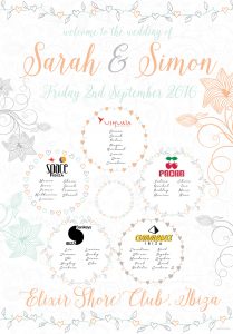 elegant ibiza wedding table-seating plan elixir shore club