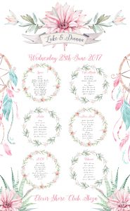 ibiza wedding elixir shore club wedding seating table plan