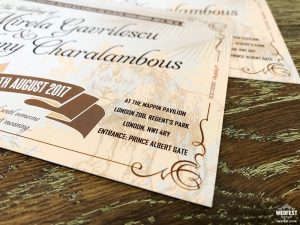 london zoo wedding invitations