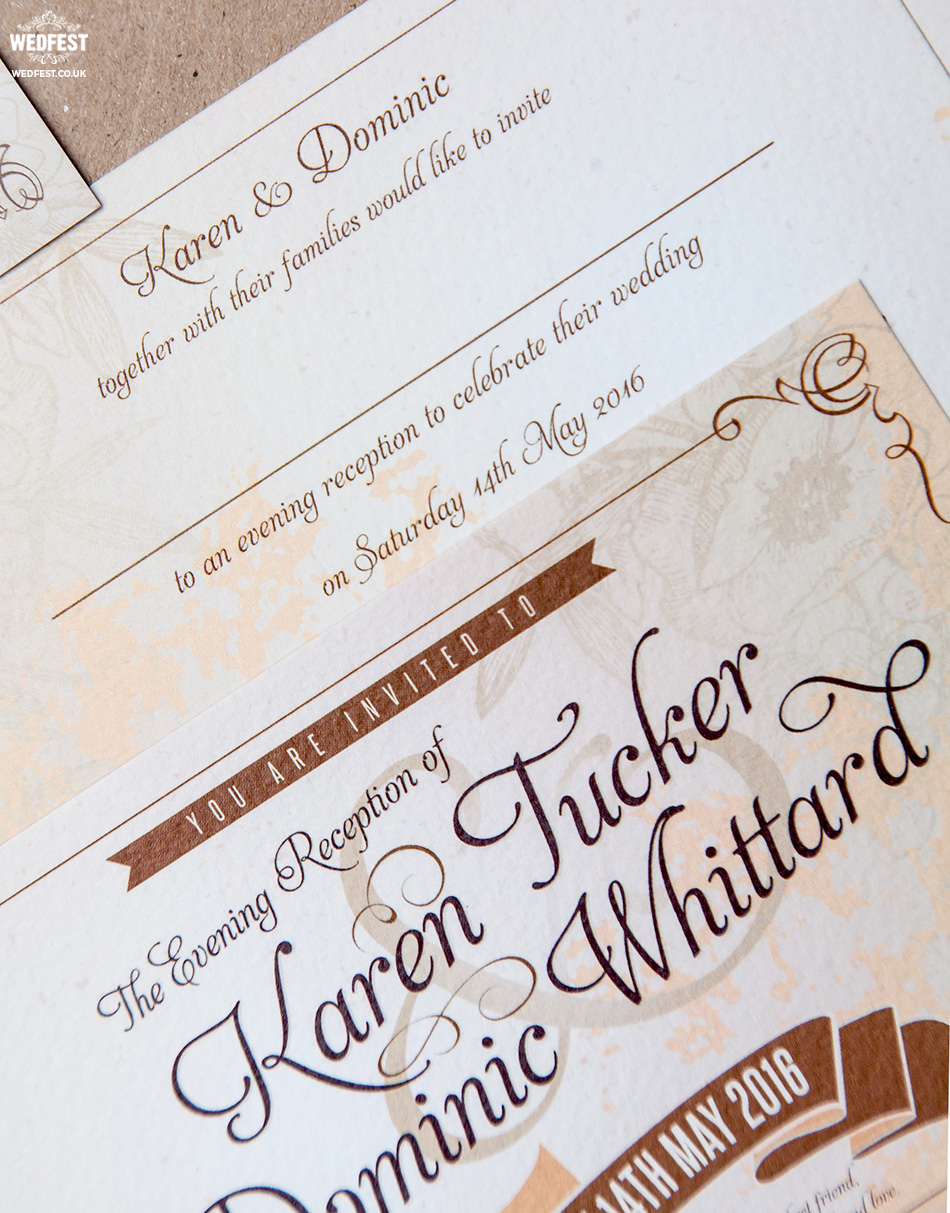 rustic chic festival wedding invitations