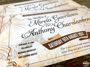 zoo animal vintage ticket wedding invites