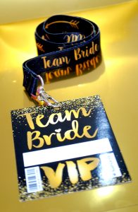 team bride hen party vip pass lanyard