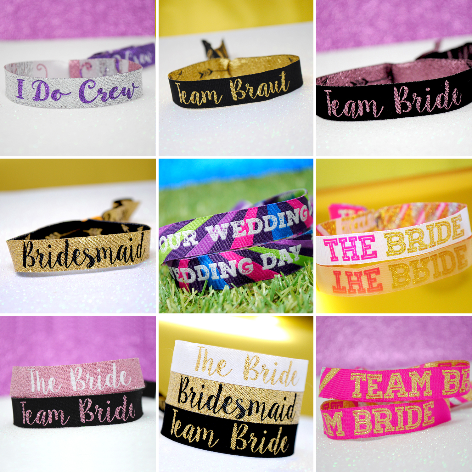 hen party wristbands favours alternative accessories