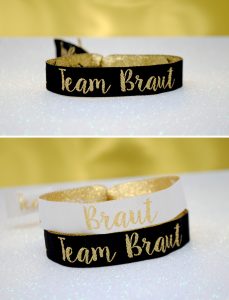 team braut hen party wristbands