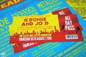 reading leeds festival themed wedding invitations