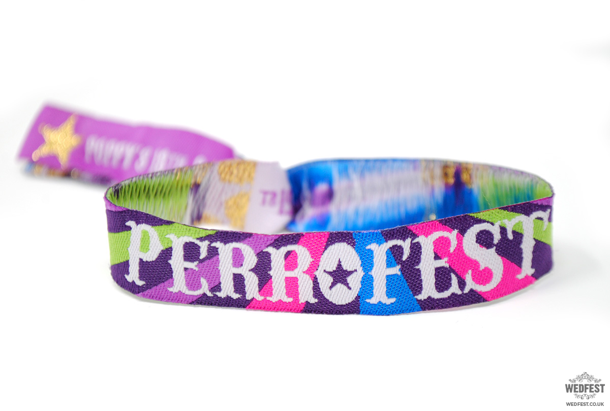 custom personalised woven fabric wristbands uk