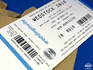 ticketmaster gig concert ticket wedding invites ireland