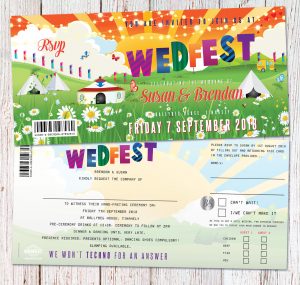 wedfest festival weddings ireland wedding invitations