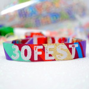 30fest 30th birthday party festival wristbands