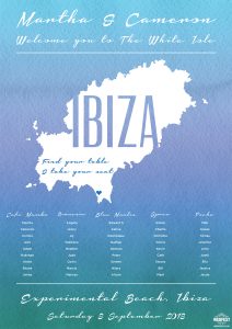 ibiza destination wedding table seating plan